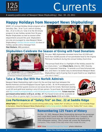 Happy Holidays from Newport News Shipbuilding!