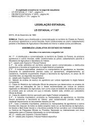 legislação estadual - Agência de Defesa Agropecuária do Paraná ...