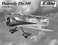Rhapsody 25e ARF - E-flite