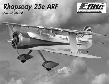 Rhapsody 25e ARF - E-flite