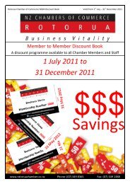 Member to Member Discount Book July - December 2011 - Rotorua ...