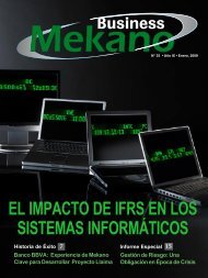 EL IMPACtO DE IFRS En LOS SIStEMAS InFORMÃƒÂ¡tICOS - Mekano