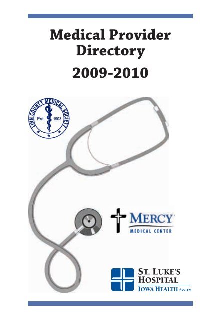 Medical Provider Directory 2009-2010 - Mercy Medical Center