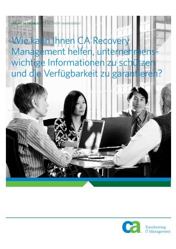 CA Recovery Management - TRAFFIX Network Partner GmbH