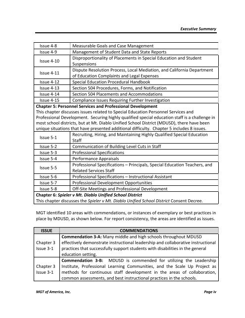 Study of the Mount Diablo Unified School District - Mt. Diablo Unified ...