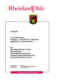 Lehrplan 2. Fremdsprache Englisch – Französisch - Spanisch ...