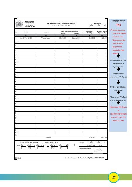 Bendahara Mahir Pajak-Revisi 2013 Full versi Mobile