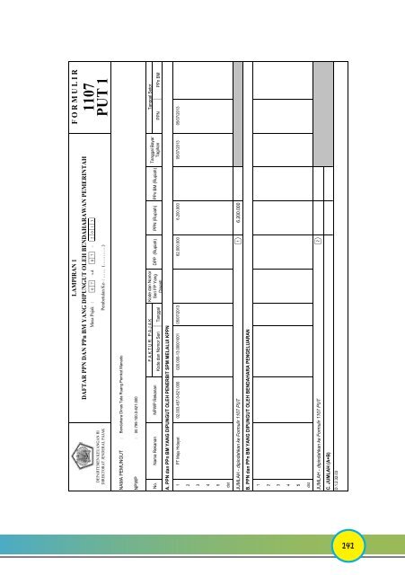 Bendahara Mahir Pajak-Revisi 2013 Full versi Mobile