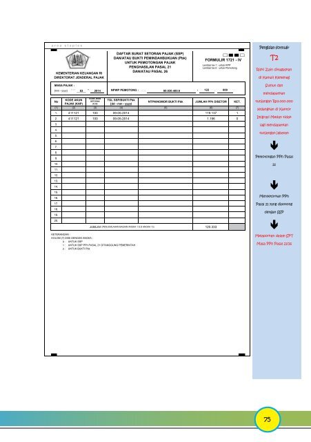 Bendahara Mahir Pajak-Revisi 2013 Full versi Mobile