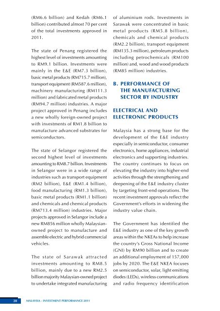 Malaysia - Investment Performance 2011 - Malaysian Industrial ...