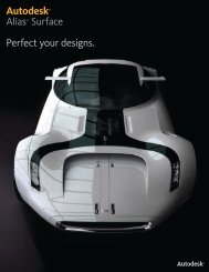Autodesk® Alias® Surface Perfect your designs. - Future Group