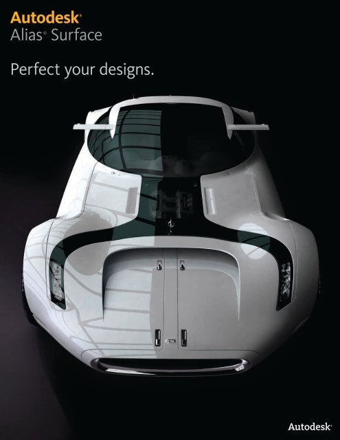Autodesk Alias Surface Perfect Your Designs Future Group