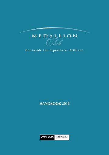 Handbook 2012 - Medallion Club