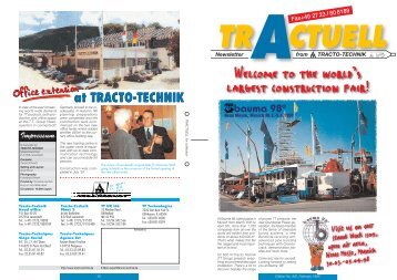 TRACTUELL Magazine No. 8, Edition 02/98 - TRACTO-TECHNIK