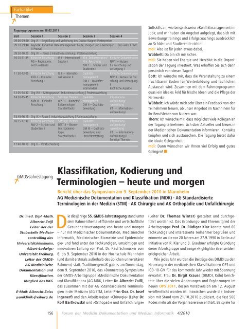 Neue Versionen 2011 - Deutsche Gesellschaft für Medizincontrolling