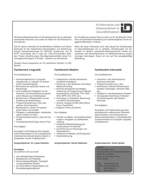 Neue Versionen 2011 - Deutsche Gesellschaft für Medizincontrolling