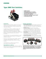 Type SMH Test Switches - States