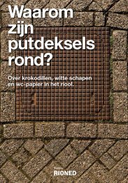 Waarom zijn putdeksels rond?