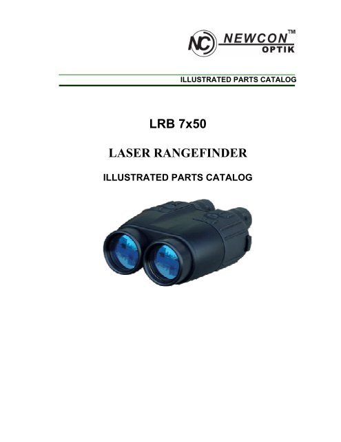 LRB 7x50 LASER RANGEFINDER - Newcon Optik