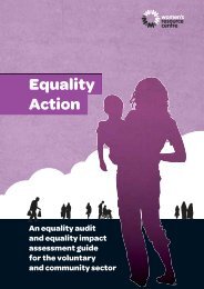 Equality audit and impact assessment guide for the voluntary