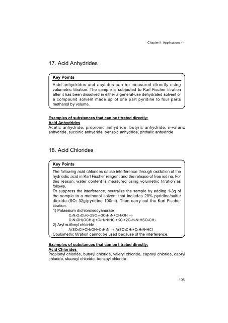 Development of Karl Fischer Reagents