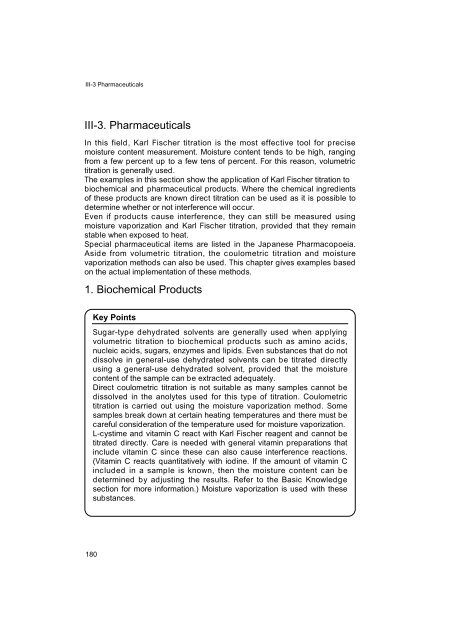 Development of Karl Fischer Reagents