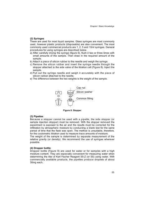 Development of Karl Fischer Reagents