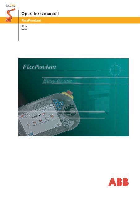 FlexPendant Operators Manual 3HAC16590 ... - Technology