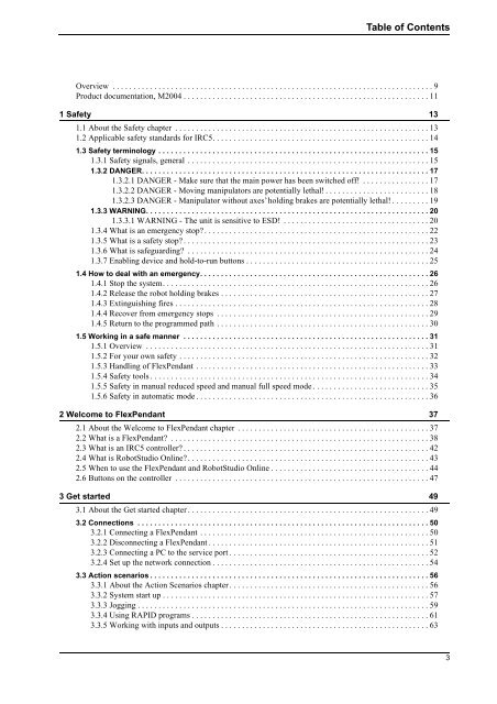 FlexPendant Operators Manual 3HAC16590 ... - Technology