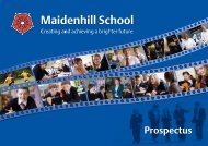 Prospectus - Maidenhill School