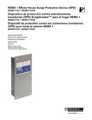 NEMA 1 Whole House Surge Protective Device (SPD) - Surgelogic