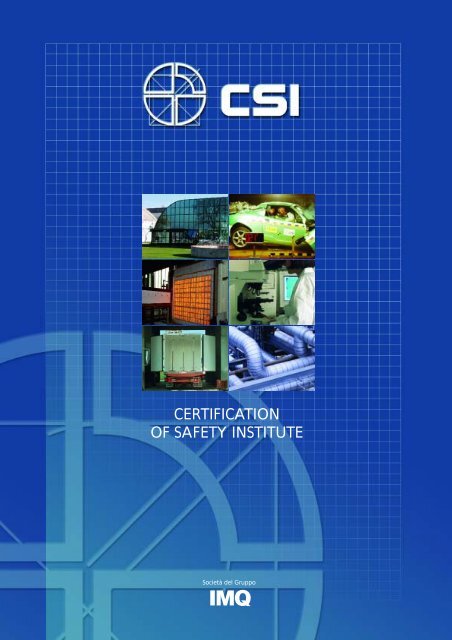 CSI Certification of Safety Institute - Imq