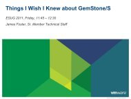 Programming in GemStone Smalltalk - ESUG