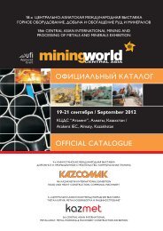 MiningWorld Central Asia 2012