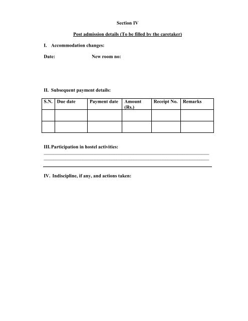 Application - Record Form - Maulana Azad Medical College