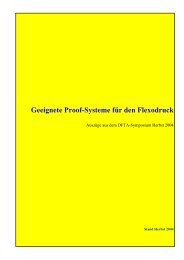 Geeignete Proof-Systeme für den Flexodruck - manfred hornschuh