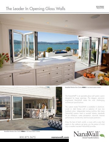 The Leader In Opening Glass Walls - Home Doors & Windows