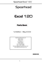 Excel 120 Parts Book - Spearhead Machinery Ltd