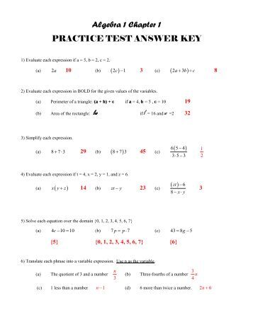 algebra 1 homework answers pdf