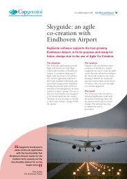 Skyguide: an agile co-creation with Eindhoven Airport - Capgemini