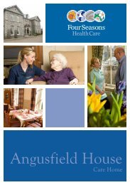Angusfield Brochure - Four Seasons Health Care