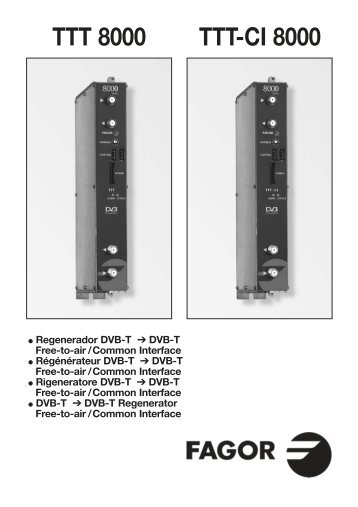 Manual TTT CI 8000(27-3-12) - Fagor Electrónica