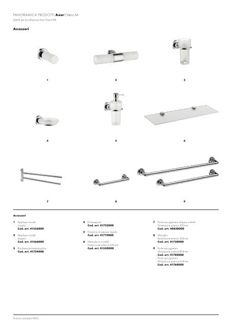 Axor Starck Axor Urquiola Axor Citterio Axor Citterio M ... - Hansgrohe