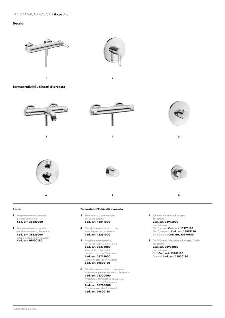 Axor Starck Axor Urquiola Axor Citterio Axor Citterio M ... - Hansgrohe