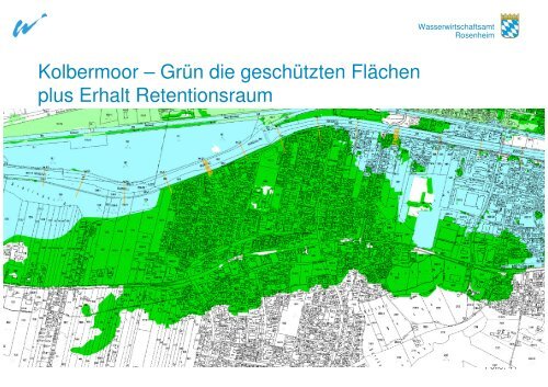 Das Mangfallprojekt - Wasserwirtschaftsamt Rosenheim - Bayern