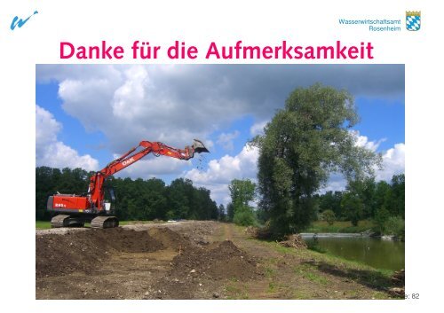 Das Mangfallprojekt - Wasserwirtschaftsamt Rosenheim - Bayern