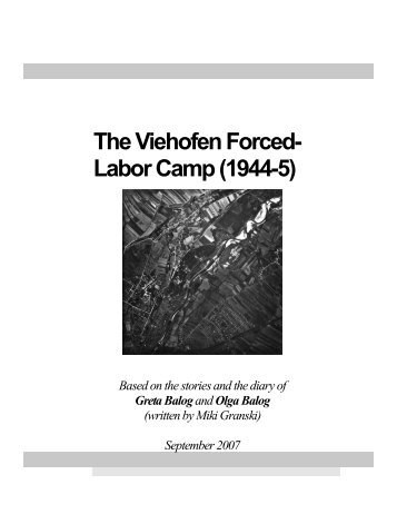 The Viehofen Forced Labour Camp - Mahnmal Viehofen