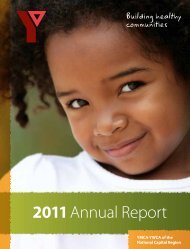 2011Annual Report - YMCA-YWCA - Ymcaywca.ca