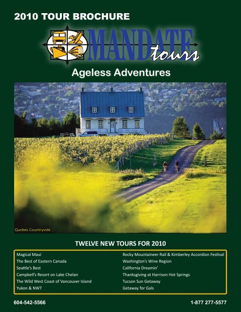 Ageless Adventures - Mandate Tours