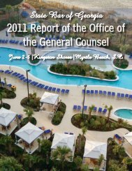 to view the 2010-11 OGC Annual Report. - State Bar of Georgia